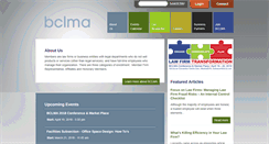 Desktop Screenshot of bclma.org