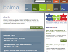 Tablet Screenshot of bclma.org
